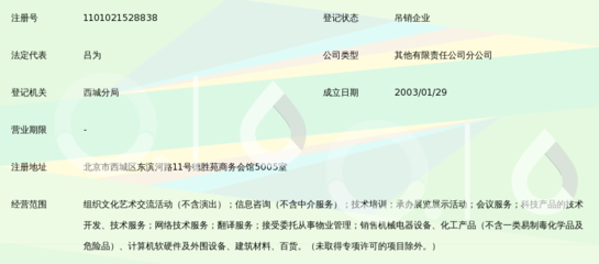 中联国际文化发展北京生物医药信息咨询分公司_360百科